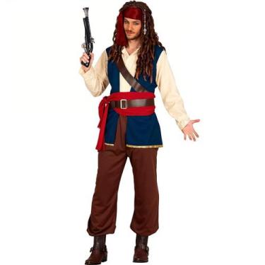 Imagem de Fantasia Pirata Masculina de Luxo Adulto Cosplay Completa - Fantasias 