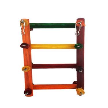 Imagem de Toy for Bird - Escada Calopsita Colorida