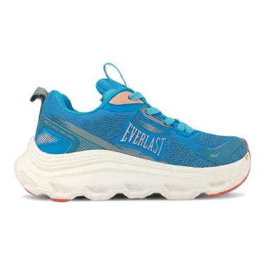 Imagem de Tenis Everlast Ghost Feminino, 36, Azul, Rosa
