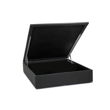 Imagem de Base Baú Physical Corino Cinza Casal (138x188x39) - Ortobom