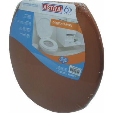 Imagem de Assento Sanitário Oval Plástico Cm1 Astra Caramelo 1
