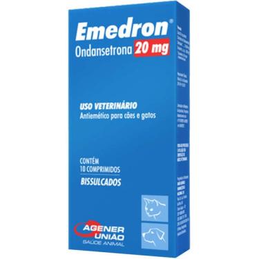 Imagem de Antiemético Agener Emedron com 10 Comprimidos - 20 mg