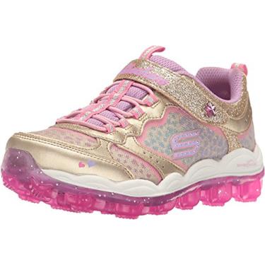 Imagem de Skechers Kids Girl's Skech Air – Stardust 81295L (criança pequena/criança grande) ouro/Multi 12 Criança pequena M