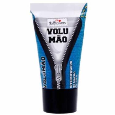 Imagem de Gel Lubrificante Masculino Volumão Retardante Hot Flowers 25g Kamin
