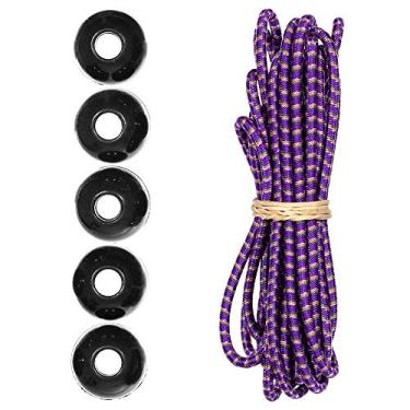 Imagem de Kits de cordas de choque Paracord Planet Ball – 3 m de cabo de choque de 0,6 cm – para acampamento, eventos, tendas, caminhadas, lonas e uso ao ar livre (Napa Valley)