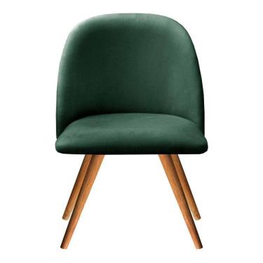 Imagem de Poltrona Gaia Cadeira Pé Palito Madeira Moderna Sala Recepção