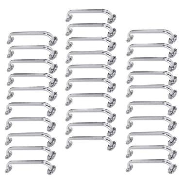 Imagem de Alça de Apoio Barra Inox 50cm Kit 30 Unidades Inox Acessibilidade Banheiro Idoso Cadeirante Suporte Corrimao Segurança