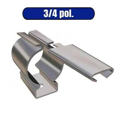 Imagem de Abraçadeira Tipo D com Cunha 3/4 pol. - AIEDEM (ABDC002)