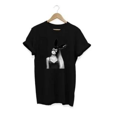 Imagem de Camiseta Masculina Com Estampa Ariana Grande Coelhinha - Nessa Stop
