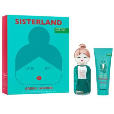 Imagem de Benetton Green Jasmine Sisterland Coffret Kit - Perfume Feminino Edt +