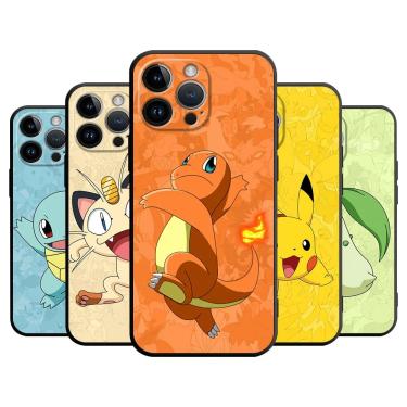 Imagem de Capa de telefone de volta do anime pokemon pikachu  capa de silicone para apple iphone 8 plus 7 6s
