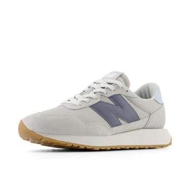 Imagem de New Balance Tênis feminino 237 V1 Classic, Raincloud/cinza ártico escuro/azul cromado claro, 42