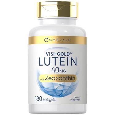 Imagem de Luteína e Zeaxantina 40 mg | 180 Cápsulas Gelatinosas | Vitaminas para Saúde dos Olhos | Suplemento Sem OGM e Sem Glúten | por Carlyle