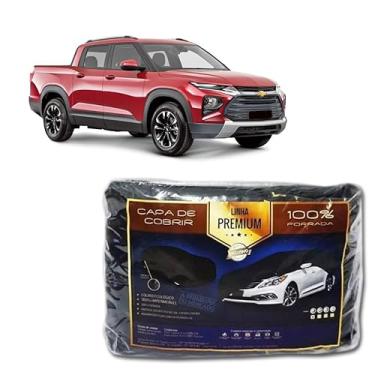 Imagem de Capa Couro para cobrir carros SUVs compatível Chevrolet Montana 2023 Impermeável Forrada (XG312)