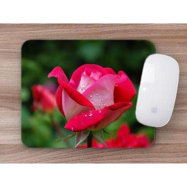 Imagem de Mouse Pad Emborrachado Personalizado Coleção Estampas Flores Floral - 