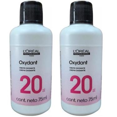Imagem de Kit 2 Agua Oxigenada Loreal Professionnel 75ML 20 Volumes 6%