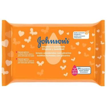 Imagem de Lenço Umedecido Johnsons Baby - Limpeza e Suavidade 44 Unidades - John