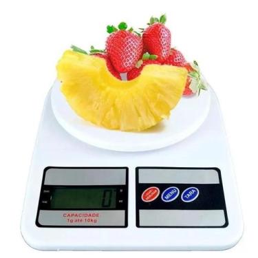 Imagem de Balança Cozinha Culinária Digital Pesar Alimento Até 10kg - Geral