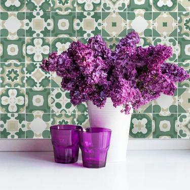 Imagem de Adesivo de Azulejo Vila do Conde 20x20 cm com 12un - Quartinhos