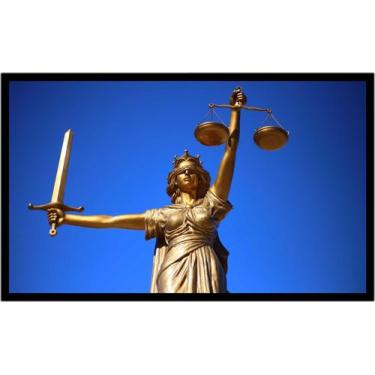 Imagem de Quadro Decorativo Direito Têmis Balança Justiça Advogados Escritório S