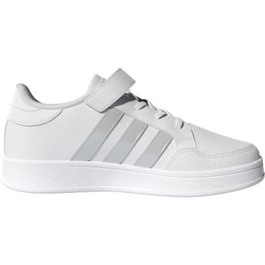 Imagem de adidas Breaknet (Little Kid) White/White/White 10.5 Little Kid M