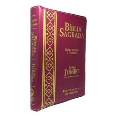 Imagem de Bíblia Pentecostal Evangélica Letra Jumbo, Harpa Coros Palavra De Jesu