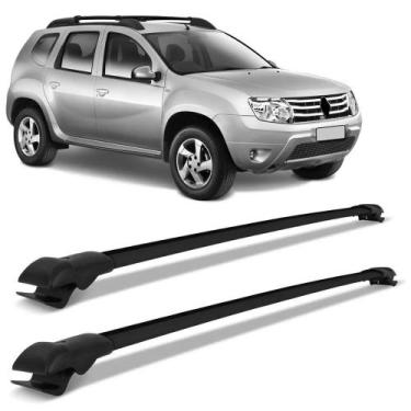 Imagem de Travessa Teto Duster até 2015 Larga Preta (par) RN-4012 Projecar