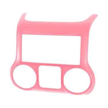 Imagem de REPAIROCK 1 peça de painel de painel de painel de painel de painel de painel de acabamento para Jeep Wrangler JK JKU 2011-2017 guarnições de tampa de ventilação de painel ABS rosa