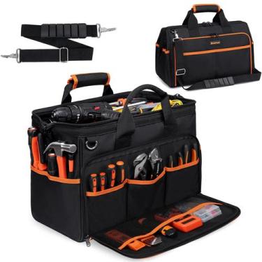 Imagem de Bolsa de ferramentas AUROPEAK Heavy Duty 44 cm, 26 bolsos, impermeável