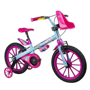 Imagem de Bicicletinha Infantil Menina Unicórnio Aro 16 com Rodinha