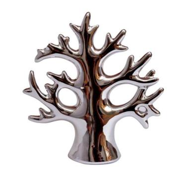 Imagem de Árvore da Vida decorativa na cor dourada 12 cm x 13 cm - Paz Interior 