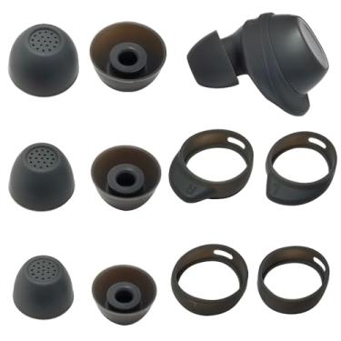 Imagem de Luckvan Ponteiras Auriculares De Silicone Lukvan Samsung Galaxy Buds Fe Com Encaixe Em Estojo Para Acessórios, Cinza