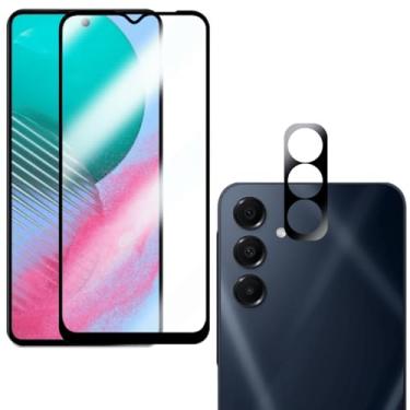 Imagem de Película de Vidro Temperado 3D para Galaxy M54, Proteção Total da Tela, com Película Protetora de Câmera, 9H