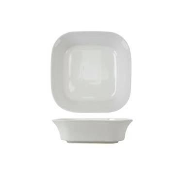 Imagem de Bandeja criativa simples de cerâmica para restaurante bandeja quadrada de frutas - 25,4 cm