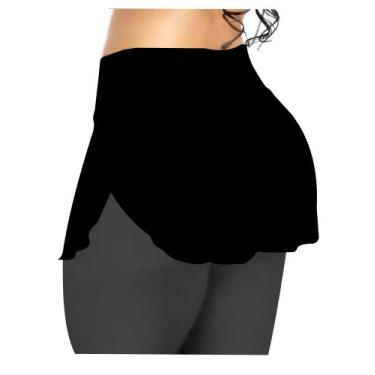 Imagem de saia tapa bumbum - topbrasil , Preto, P