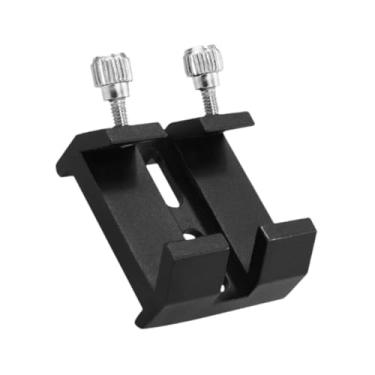 Imagem de Generic Placa de cauda de para telescópio de metal com 2 furos, base de montagem em cauda de para luneta localizadora para telescópio