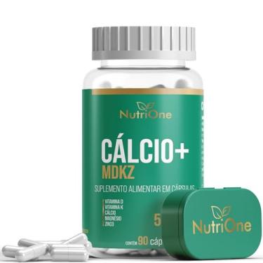 Imagem de Cálcio Mdkz + Magnésio, Zinco, Vitaminas D3 e K2 90 Cápsulas - Nutrione