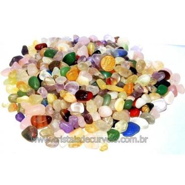 Imagem de 1 kg de Pedras Roladas Sortidas de Cristais - Aprox. 10 a 20 mm - Clas
