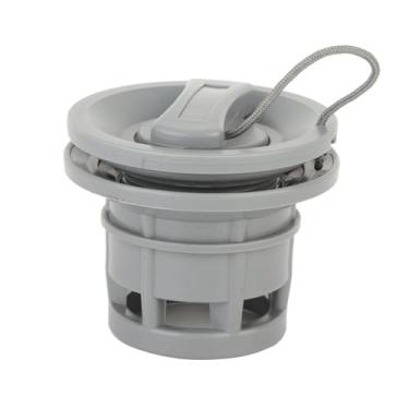 Imagem de Pilipane Válvula de ar de reposição de barco de PVC com 8 furos para barco inflável caiaque canoa cinza 6,5 cm 85 g
