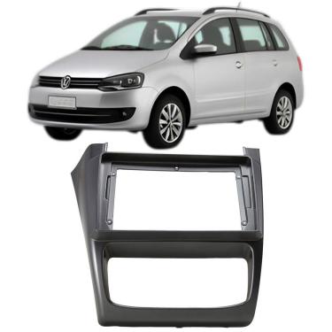 Imagem de Moldura 9 Polegadas Spacefox 2014 à 2019 Grafite Painel Central Multimidia