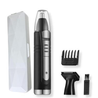 Imagem de KIT Aparador de Pelos Barba Barbeador 2 em 1 Kemei e estojo - Mormino,