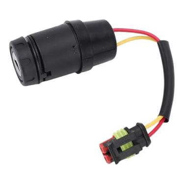 Imagem de Hyuduo Interruptor de Ignição Universal Com Chave Modelo JK530 de Aço Inoxidável para Tratores Empilhadeiras Veículos Pesados