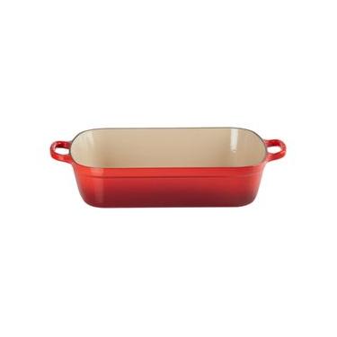 Imagem de Travessa Retangular Signature Ferro Fundido 37 cm Vermelho Le Creuset