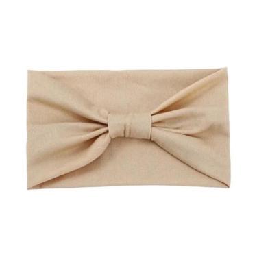 Imagem de Faixa De Cabelo Larga Feminina Com Laço Para Maquiagem, Esportes, Corr