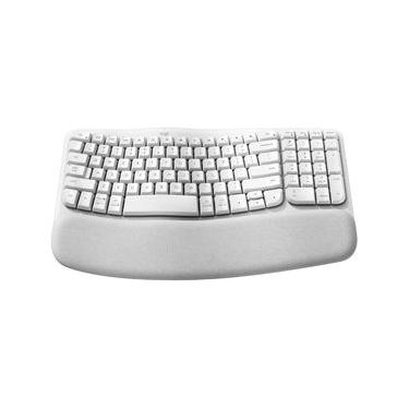 Imagem de Teclado Sem fio WAVE KEYS Branco - Logitech