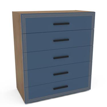 Imagem de Cômoda 5 Gavetas Valência Politorno Móveis