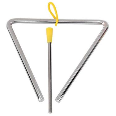 Imagem de Acouto Instrumento Musical de de 6 Polegadas Com Instrumento Musical de Percussão de Cabide Amarelo