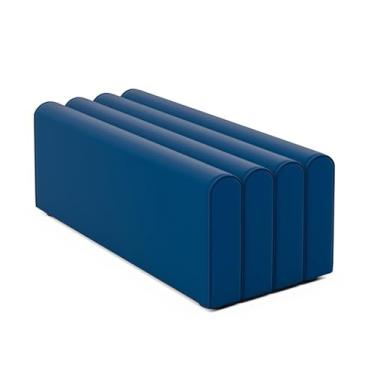 Imagem de Armários para sapatos com prateleiras para sapatos Casa porta de entrada sapato mudança fezes moderno checkroom retangular cabeceira loja roupas sofá banco(Blue)