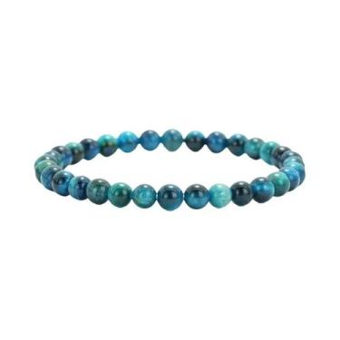 Imagem de Pulseira De Olho De Tigre Azul Para Homens E Mulheres 6/8/10/12mm Joia