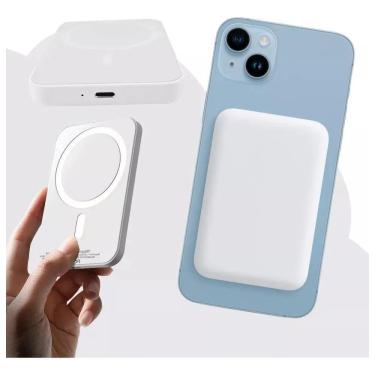 Imagem de 2X Carregador Power Bank Magnético Magsafe Indução 10000Mah